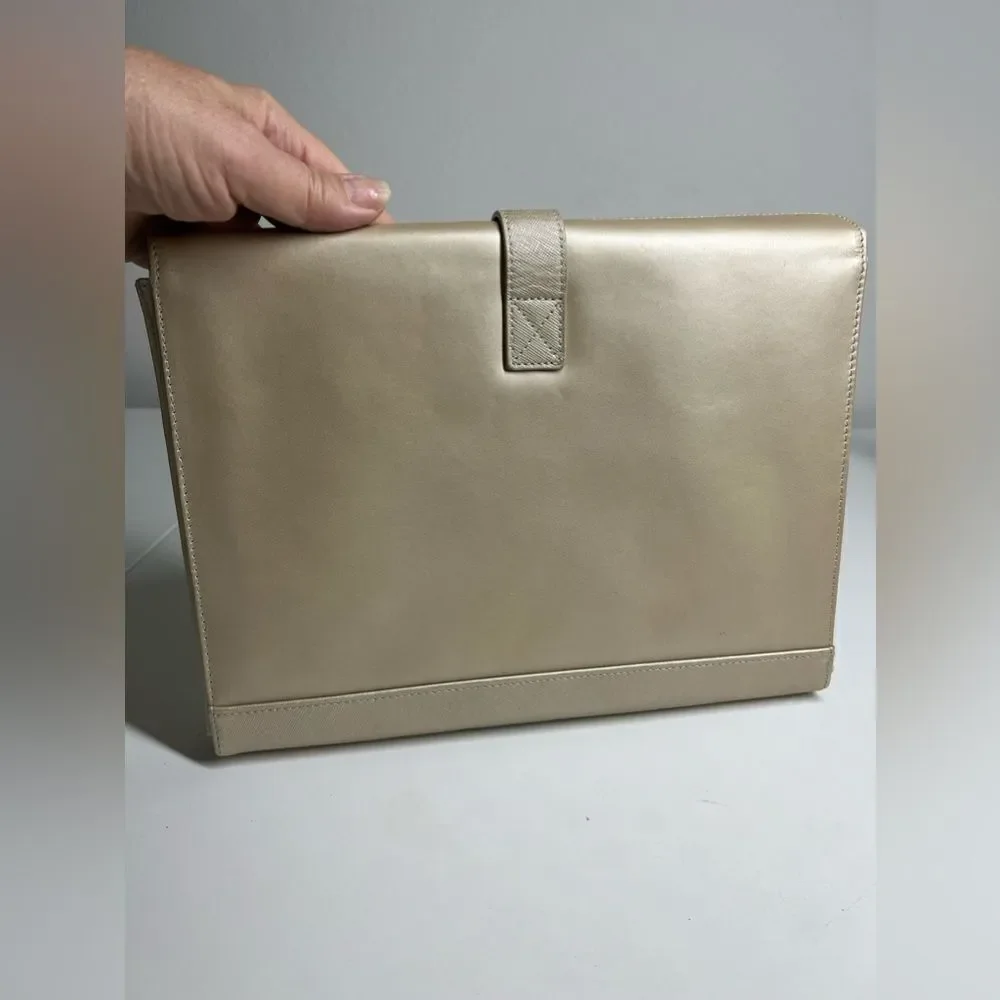 11 Inch Leather Notebook Laptop Carrying Case (Champagne Gold) By Sony